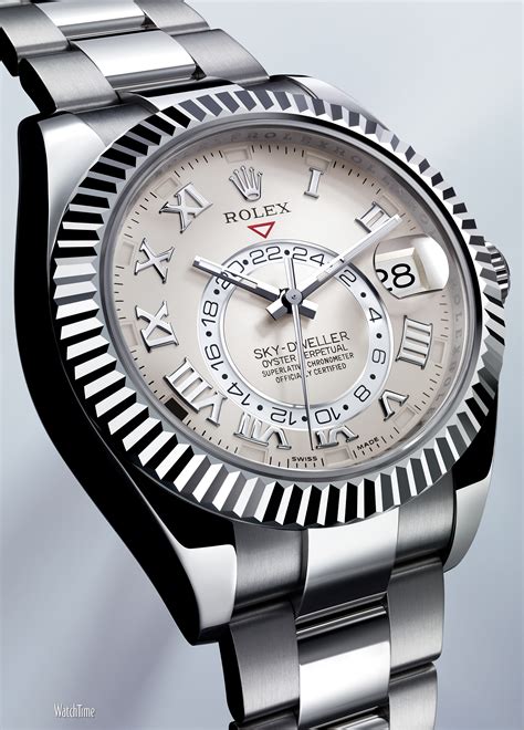 sky dweller rolex white face|rolex sky dweller in stock.